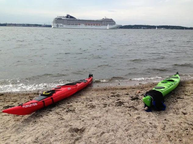 Bild: Mit dem Kajak auf der Elbe von Tschechien nach Cuxhaven