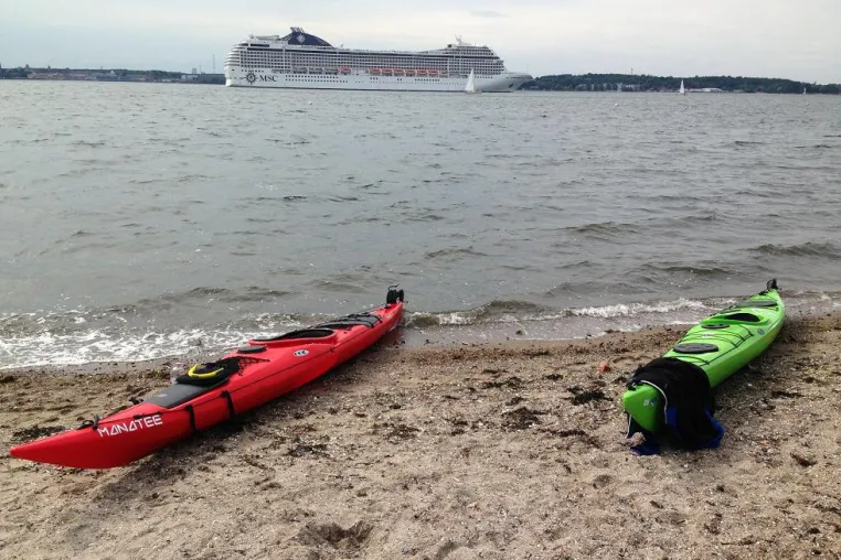 Bild: Mit dem Kajak auf der Elbe von Tschechien nach Cuxhaven