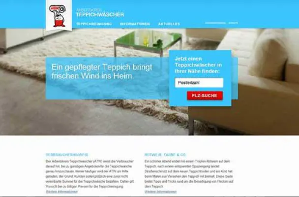 Bild: Arbeitskreis Teppichwäscher startet mit neuer Internetseite für Verbraucher