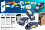 Tragbarer Etikettendrucker M611 für Smartphone, Tablet & Co. Bild: Tragbarer Etikettendrucker M611 für Smartphone, Tablet & Co.