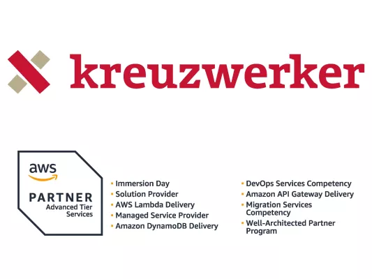 Bild: kreuzwerker ist jetzt AWS Migration Competency und 3x Service Delivery Partner