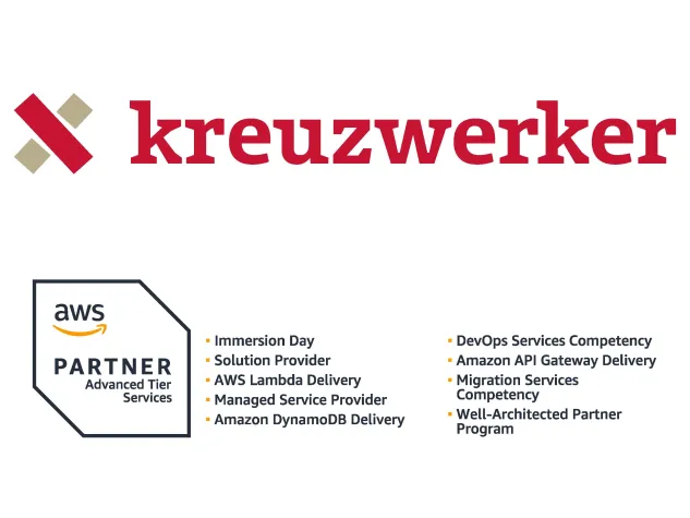 Bild: kreuzwerker ist jetzt AWS Migration Competency und 3x Service Delivery Partner