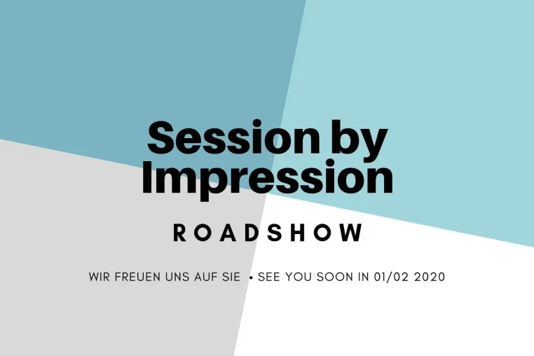 Bild: Vorfreude auf die Werbeartikel Roadshow Session by Impression im Januar/Februar 2020!