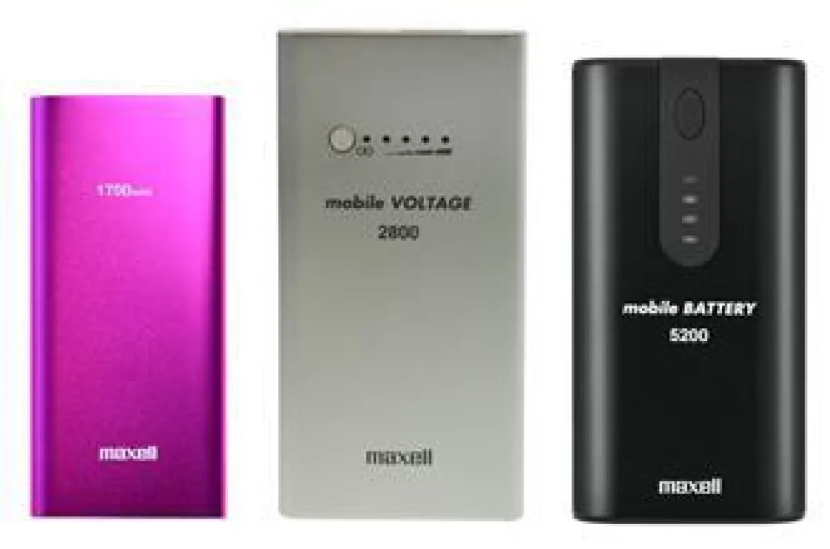 Die Powerbanks 1700 mAh, 2800 mAh und 5200 mAh