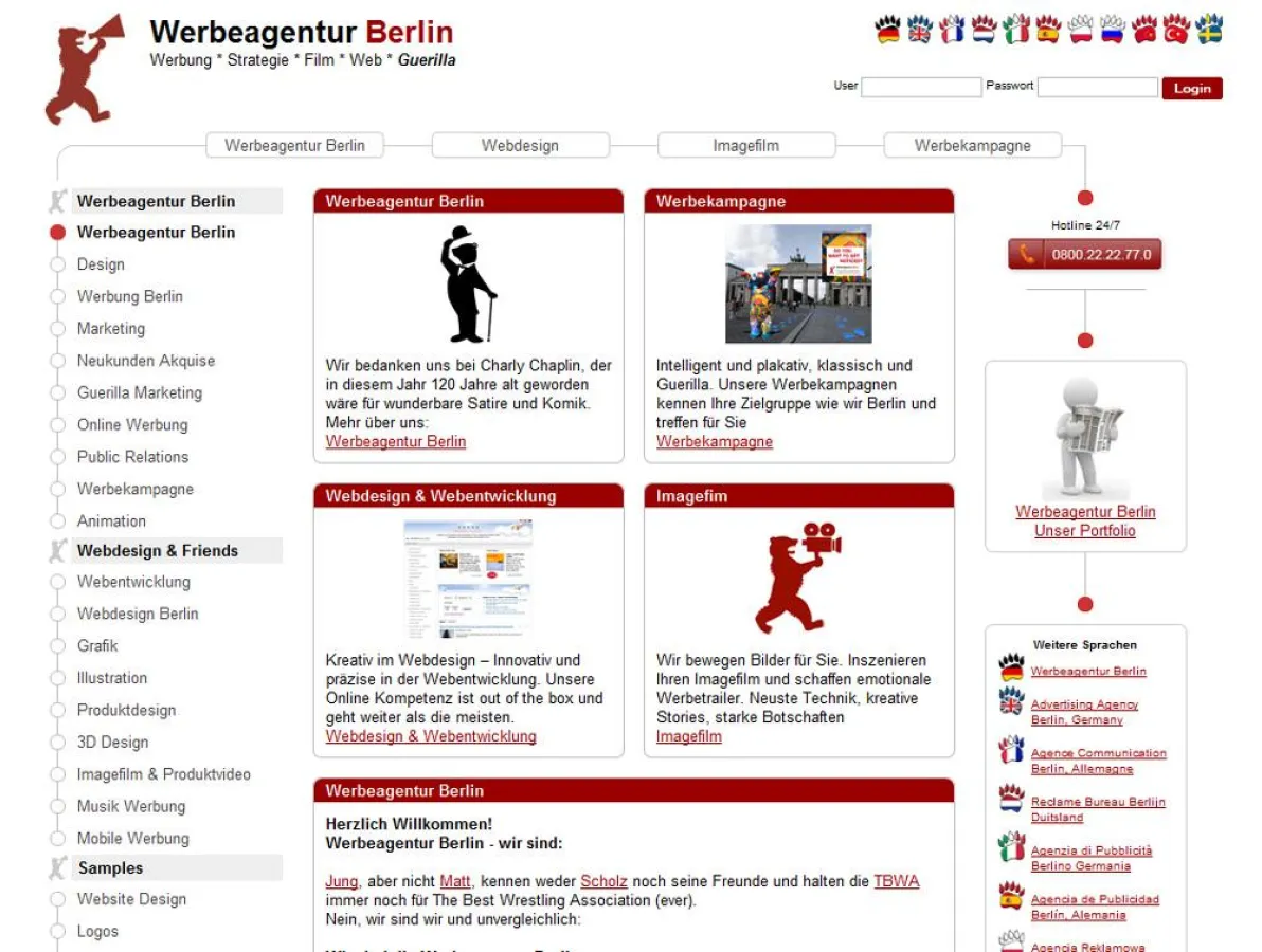 Werbeagentur Website