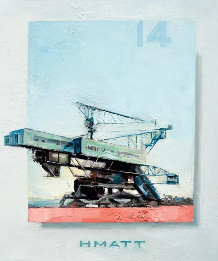 Ferropolis, 60 x 70 cm, Öl/Leinwand, 2014