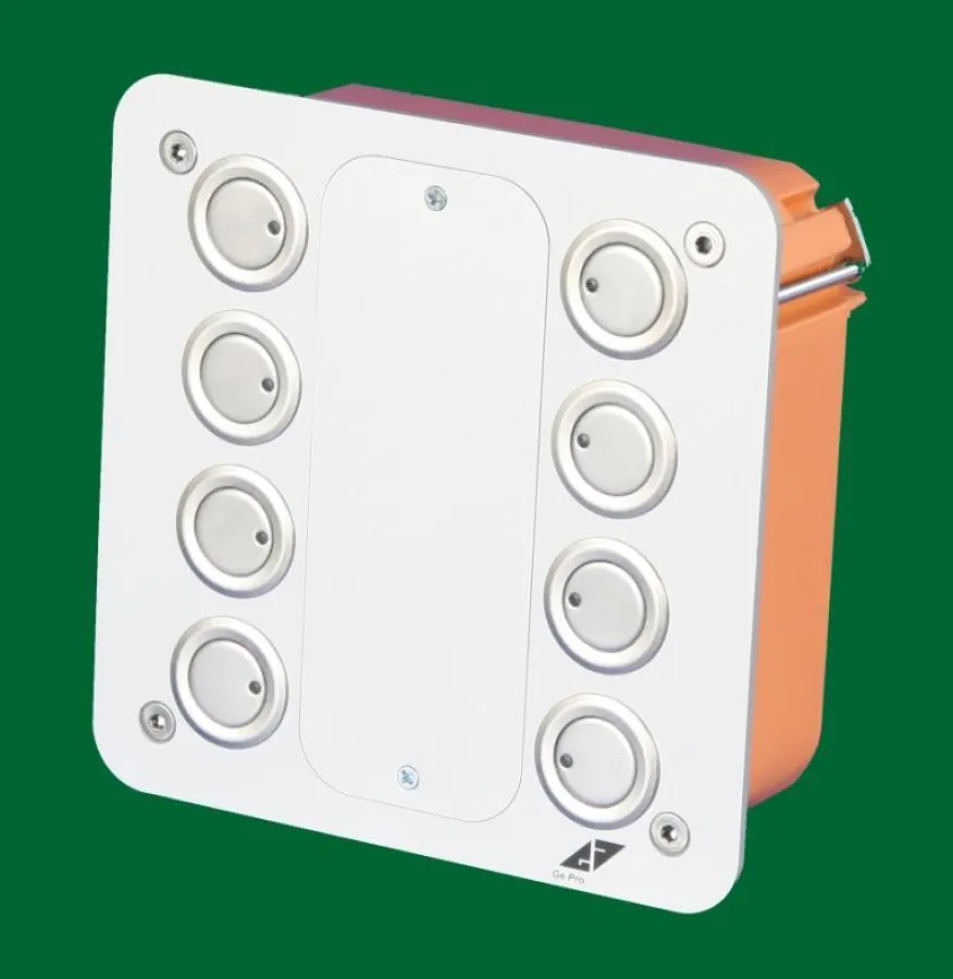 Tableau EIB-TAB 8 HW mit neuen Edelstahlschrauben