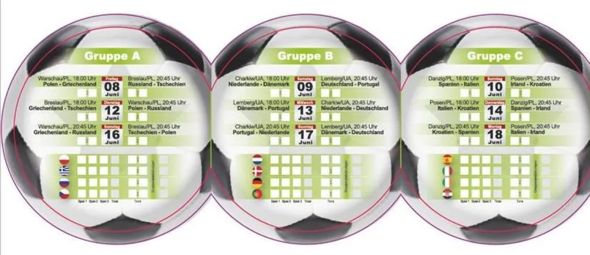 EM-Spielplan 2012