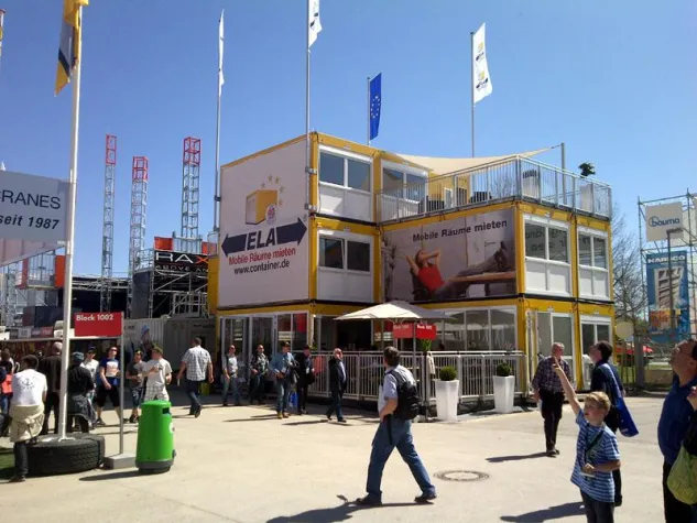 Bild: ELA-Raumsystem erfolgreich auf der bauma 2013