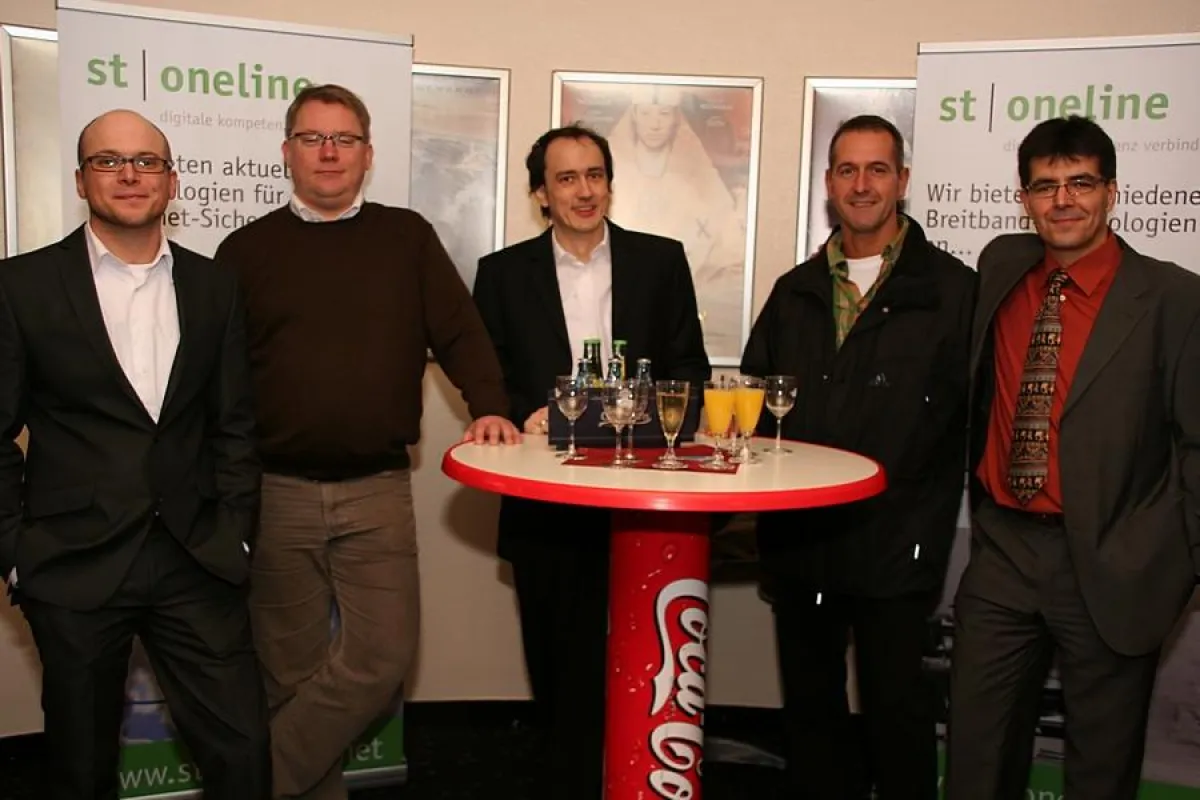 v.l.n.r.: Jens Ketels, Michael Plagge, Frederek Althoff, Guido Mikosch, Lorenz Abu Isbeih, (nicht im Bild: Reinhard Mense)