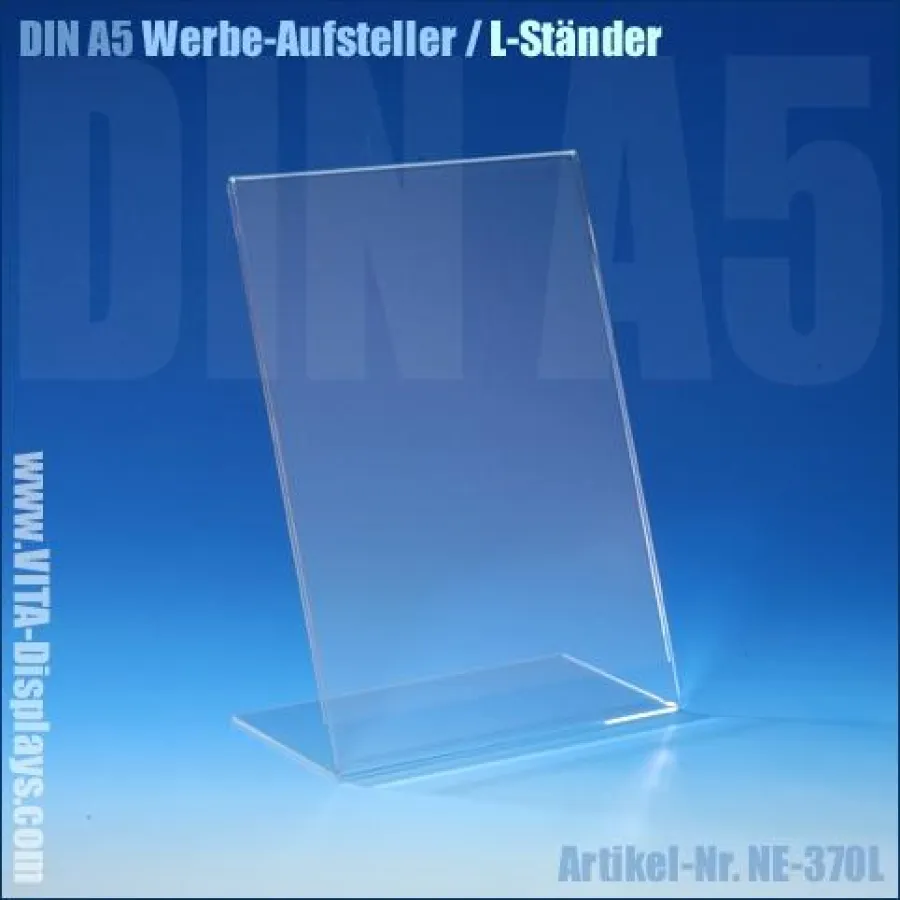 Werbemittelhersteller VITAdisplays – Neue Werbeaufsteller in verschiedenen Formaten