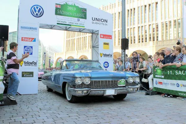 Bild: YellowFox-Positionsbestimmung bei der Classic Rallye Serie der Motor Presse Stuttgart