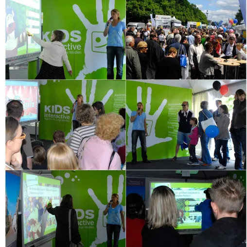 KIDS interactive präsentiert interaktives Thüringen-Quiz am 60. Jahrestages des Grundgesetzes in Berlin Bild: KIDS interactive präsentiert interaktives Thüringen-Quiz am 60. Jahrestages des Grundgesetzes in Berlin