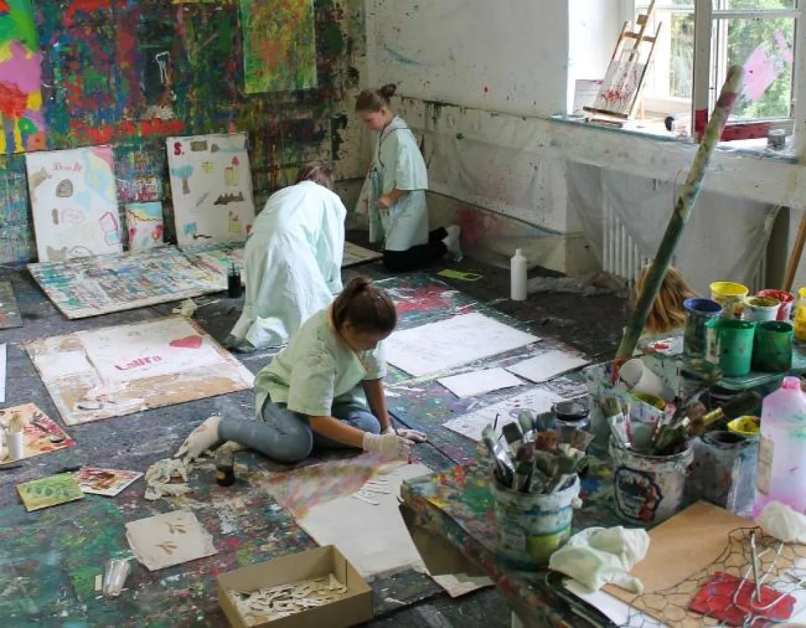 Kinder in der Jungen Kunsthalle