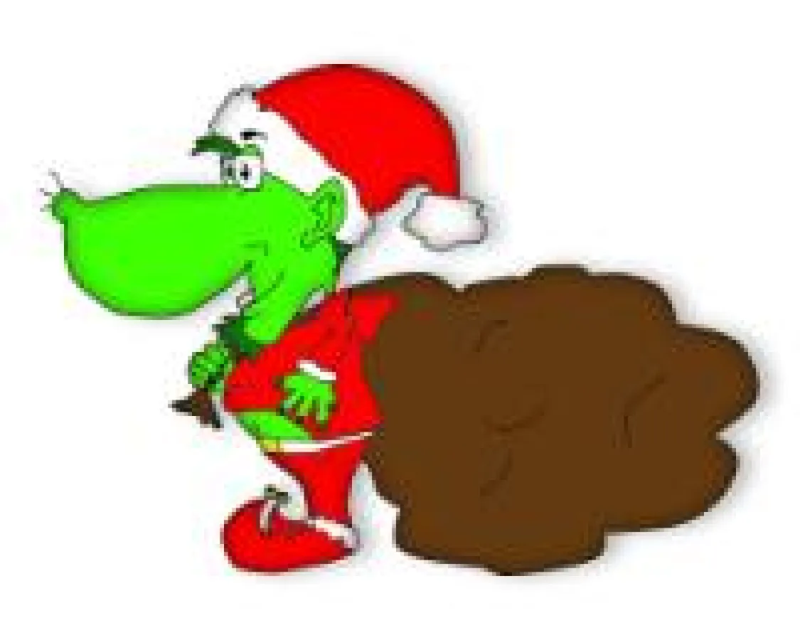 Das edelight-Maskottchen Eddie stellt den Teilnehmern des Fashion-Adventskalenders kleine Aufgaben