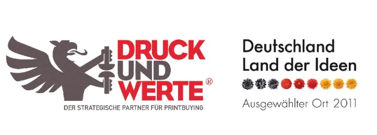 Druck und Werte ist "Ausgewählter Ort im Land der Ideen 2011“ Bild: Druck und Werte ist "Ausgewählter Ort im Land der Ideen 2011“