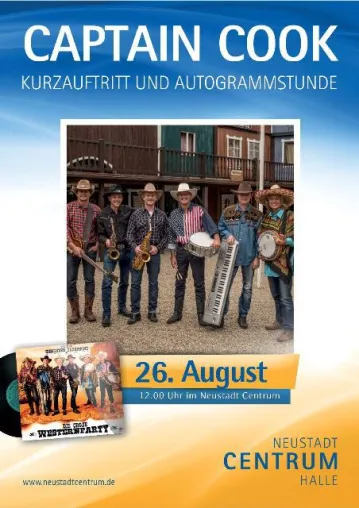 Bild: Captain Cook und seine singenden Saxophone