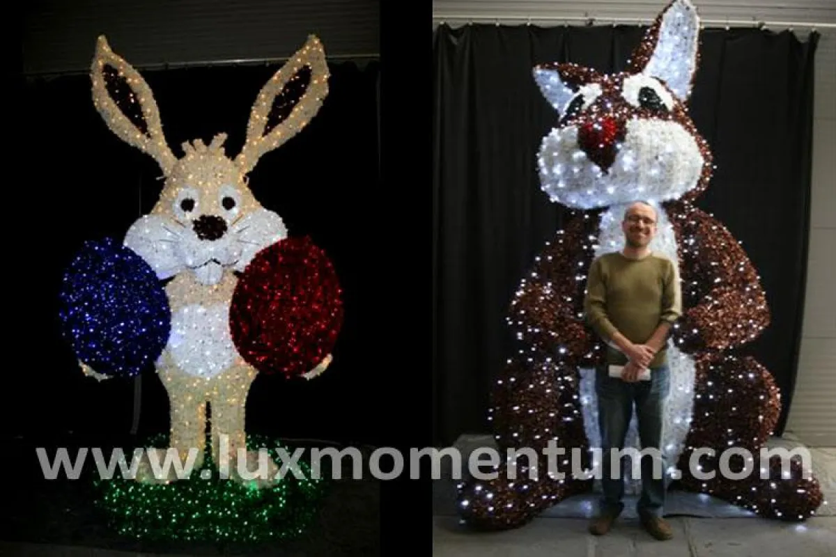 LUX MOMENTUM - Leuchtende Osterhasen
