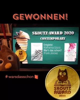 Bild: Autor Frank Jöricke gewinnt Skoutz-Award 2020
