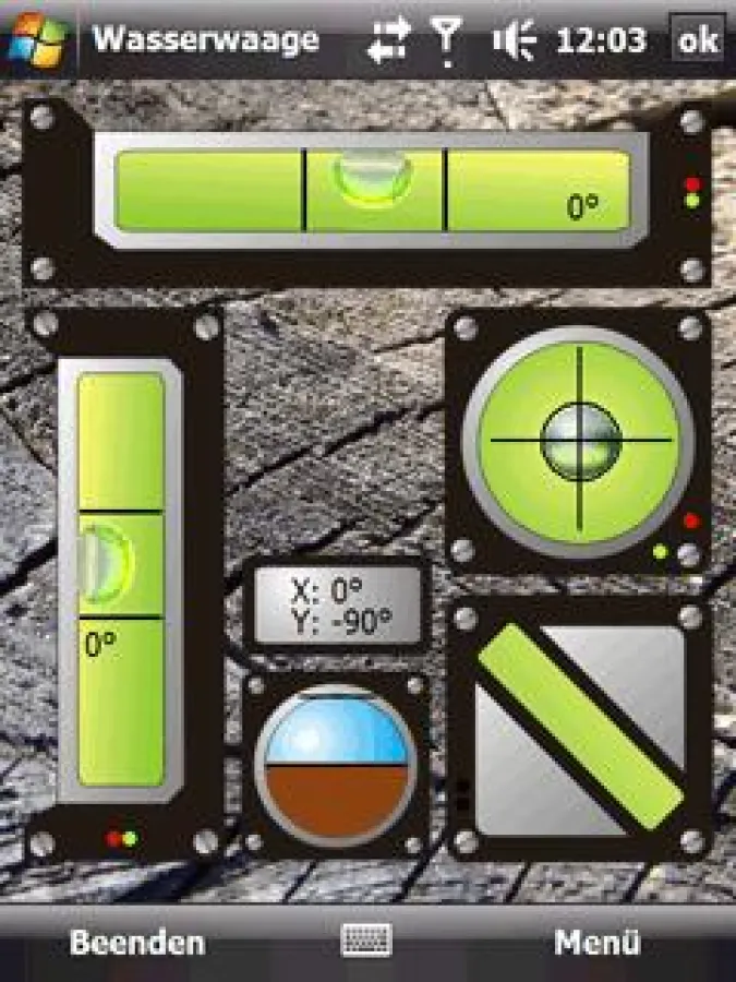 Softwareprogamm_Pocketkai_Wasserwaage