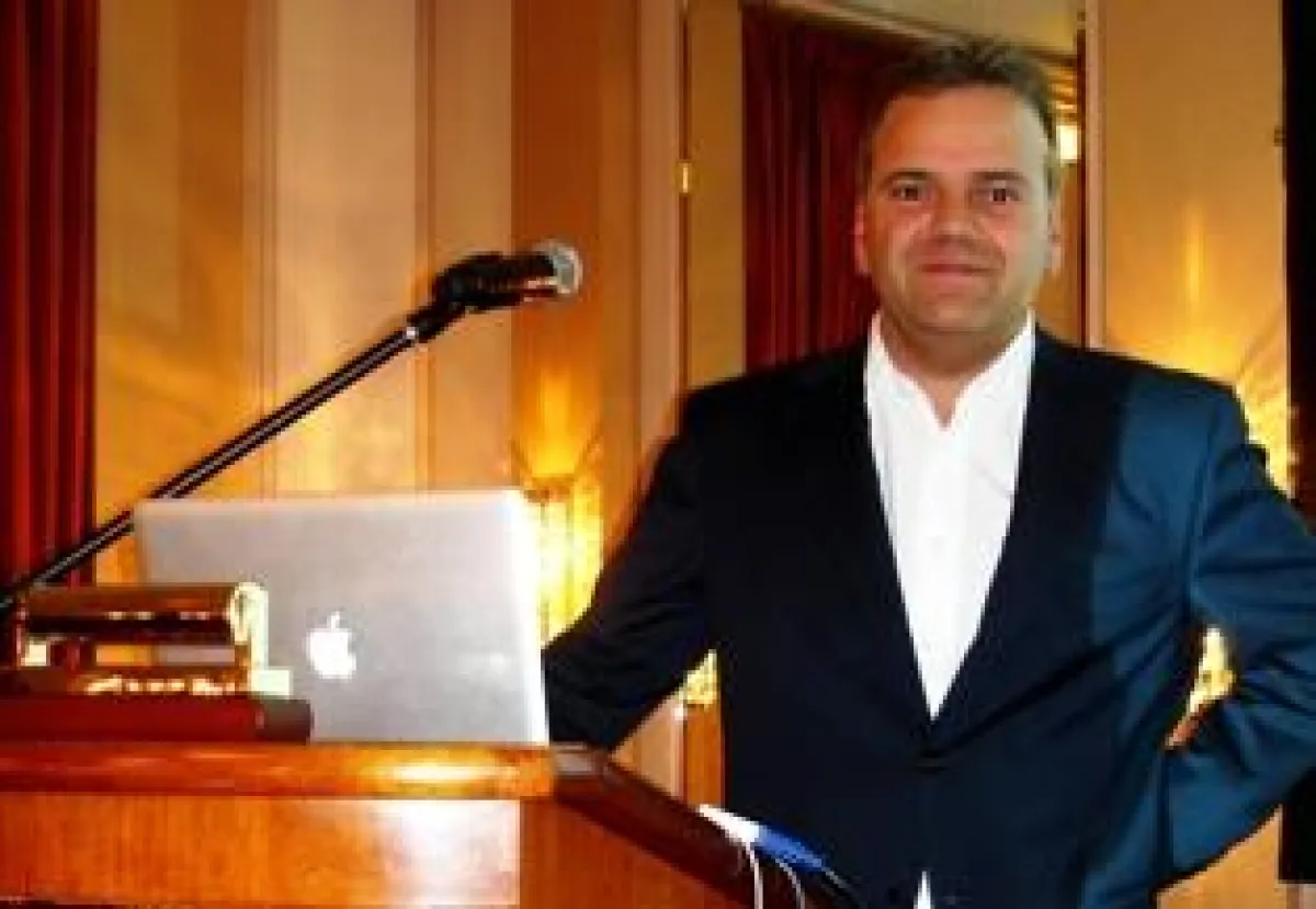 Stefan Kolle (GF Kolle Rebbe) im PR Club Hamburg