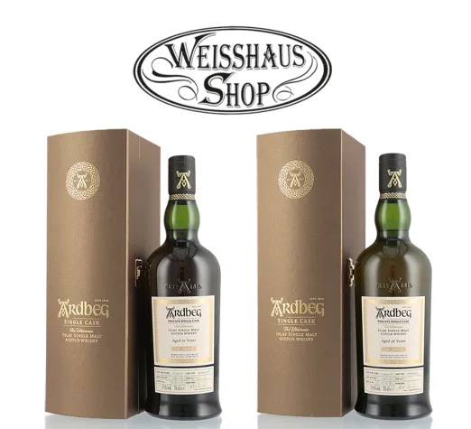 Ardbeg Private Reserve: Zwei einmalige Fässer im Weisshaus Shop Bild: Ardbeg Private Reserve: Zwei einmalige Fässer im Weisshaus Shop