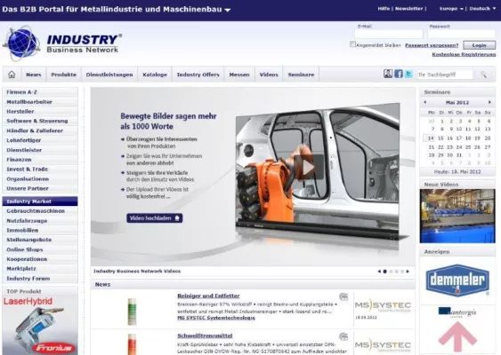 Bild: Umstrukturierung des INDUSTRY Business Network®