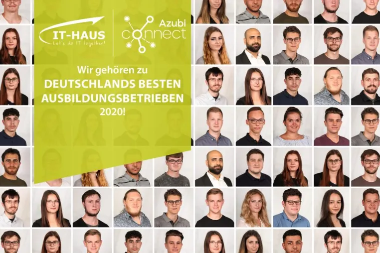 Bild: Wiederholt gehört die IT-HAUS GmbH zu den Top-Ausbildungsstätten