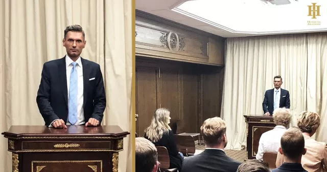 Dr. Elias Rubenstein - Vortragsreihe „Epidemie der Existenzangst" hat in München begonnen Bild: Dr. Elias Rubenstein - Vortragsreihe „Epidemie der Existenzangst" hat in München begonnen