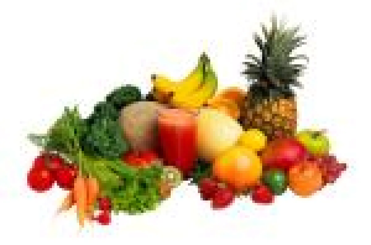 2007 wird ein gesundes Jahr, wenn Sie mehr Gemüse und Obst essen!