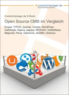 Bild: Open Source CMS im Vergleich - kostenloses E-Book von Contentmanager.de