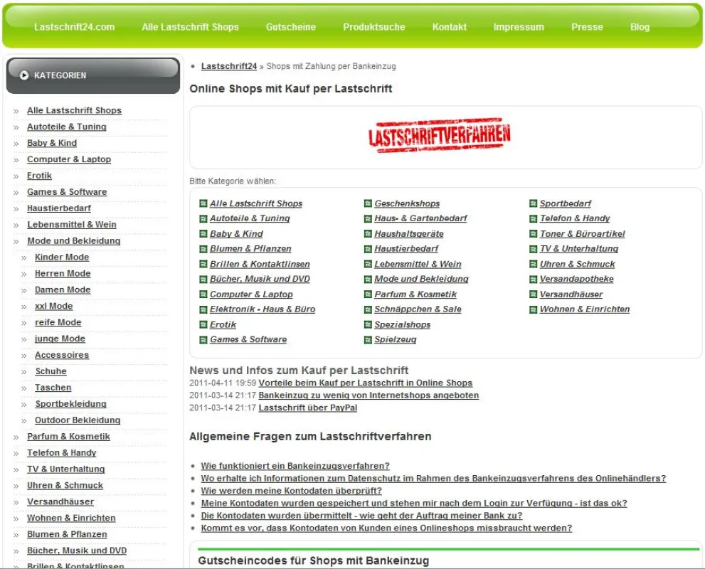 Themenportal Lastschrift24.com