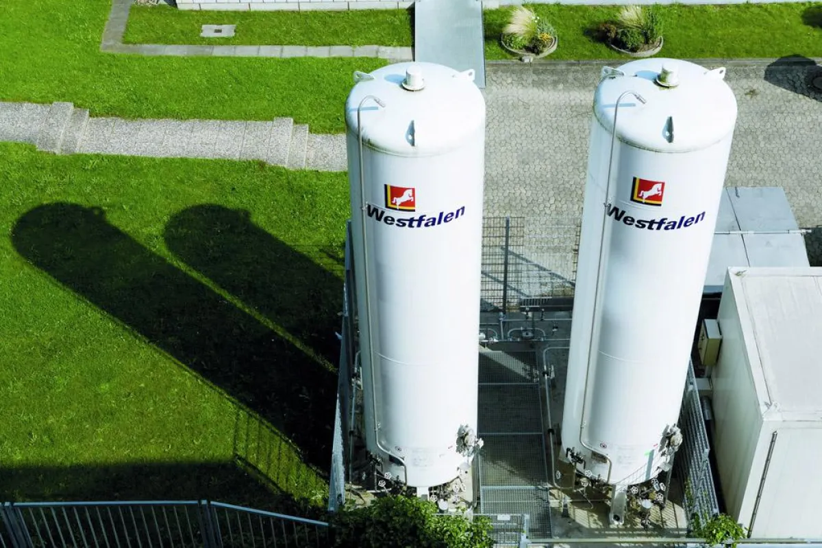 Eine stationäre Versorgungsanlage für LOXMED Respadur®.