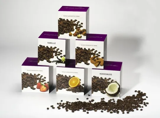 Bild: CoffeeCube auf der Messe „TrendForum“ in Sinsheim: Der stylische Kaffeewürfel bringt Abwechslung in die Tasse