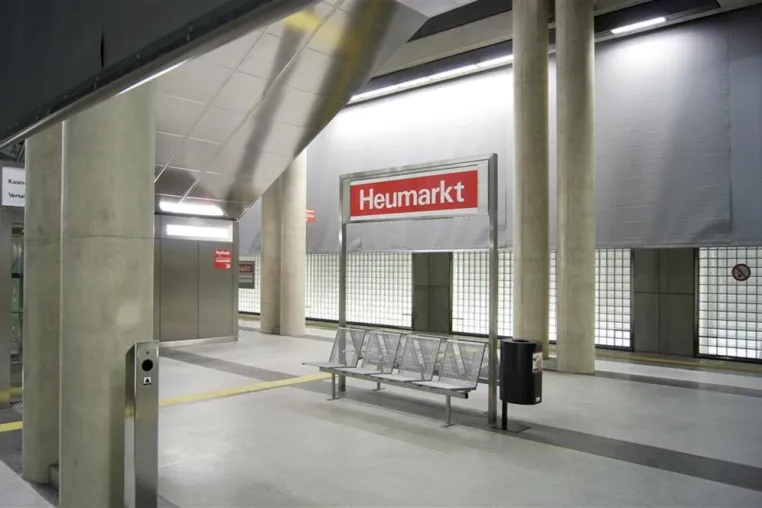 Bild: U-Bahn Station Köln Heumarkt mit vorbeugendem Brandschutz