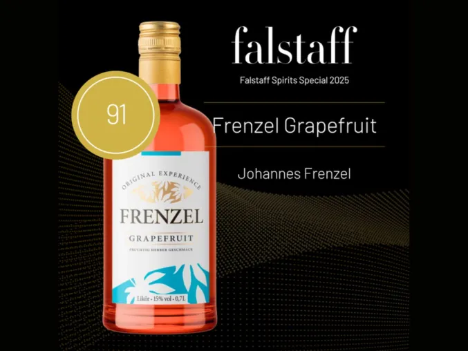 Bild: FRENZEL Grapefruit mit 91 Falstaff-Punkten ausgezeichnet