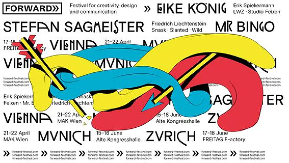 Zwupp gestaltet Forward Festival