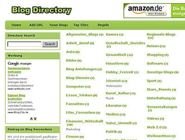 Bild: Neues Blogverzeichnis - Blogeintrag.de