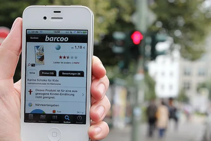 Bild: barcoo bringt die erste Kinder-Lebensmittelampel auf das Smartphone