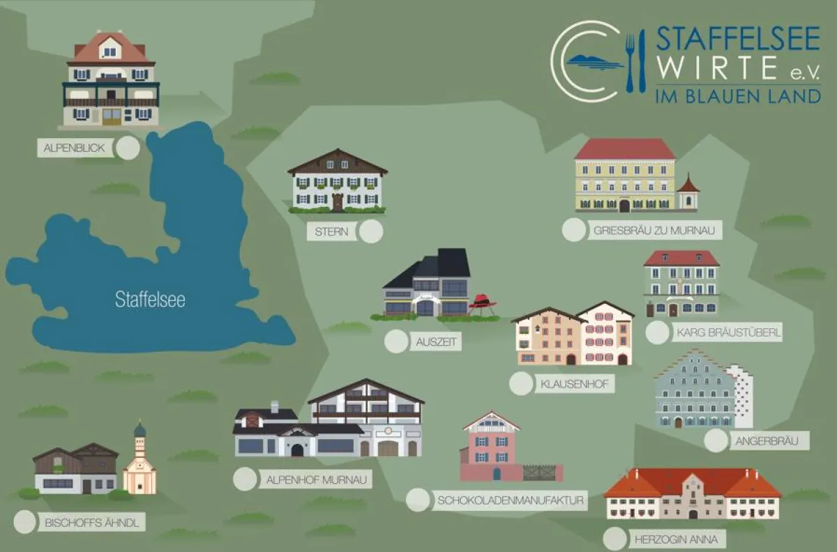 regionale Kunst trifft auf regionale Küche bei den Staffelseewirten