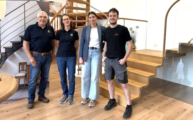 Bild: Generationswechsel und vertikale Logistik: Reichhalter Treppen setzt neue Maßstäbe im alpinen Handwerk
