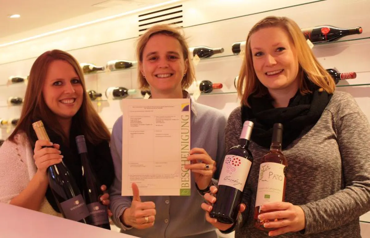 Bio-Zertifizierung für Weinhandel und Online-Shop