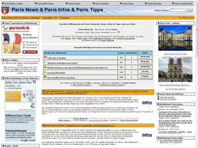 Bild: Erfolgreicher Relaunch: Paris-News.de jetzt auch mit Foto-Galerie