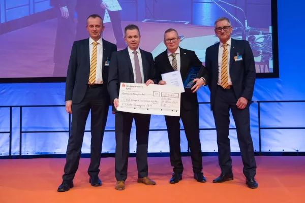 Erster Platz beim VDBUM-Förderpreis für GRIFAsoftstep Bild: Erster Platz beim VDBUM-Förderpreis für GRIFAsoftstep