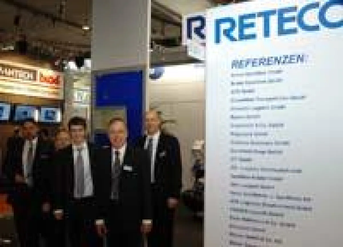 Das RETECO-Messeteam präsentierte in Stuttgart Erweiterungen der Transport Management Software CARGOBASE®. Foto: Bianka Boock