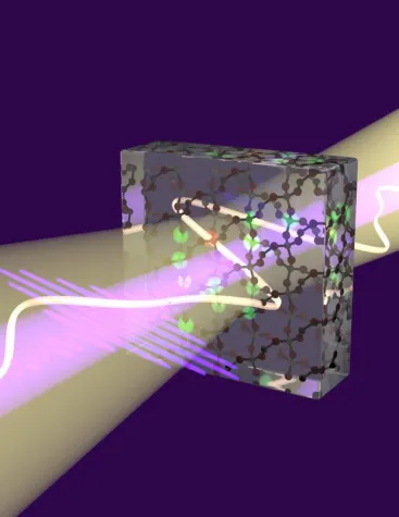 Bild: Ultrafast snapshots of relaxing electrons in solids