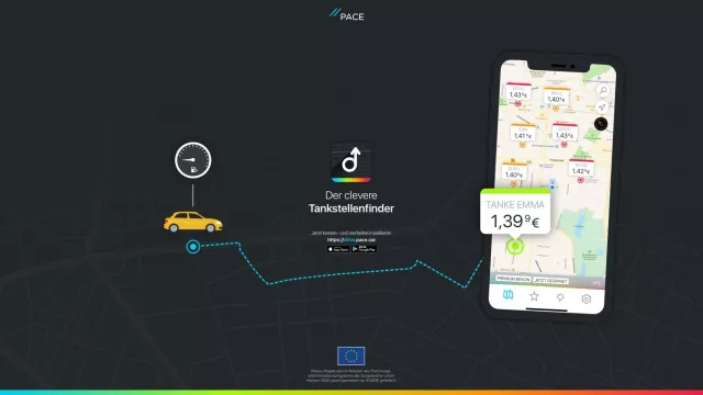 Bild: PACE bekommt 2-Millionen-Finanzierung von der EU und bringt Tank-App auf den Markt