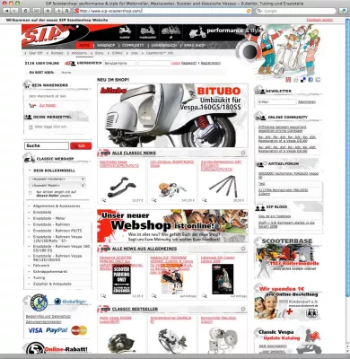 Bild: Motorroller Zubehör Spezialist gibt Relaunch seines Webshops bekannt