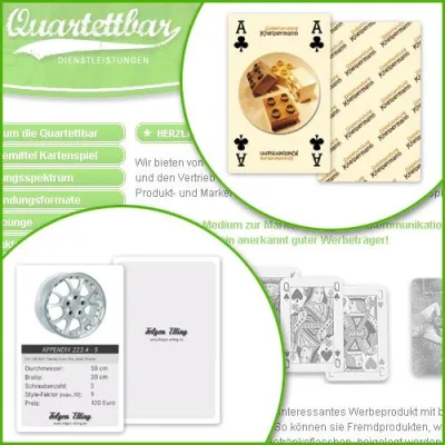 Bild: Quartettbar - das Portal rund um Quartette und klassische Spielkarten