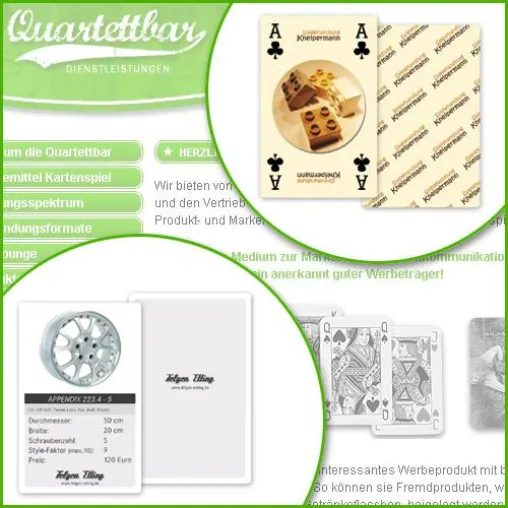 Quartettbar - das Portal rund um Quartette und klassische Spielkarten Bild: Quartettbar - das Portal rund um Quartette und klassische Spielkarten